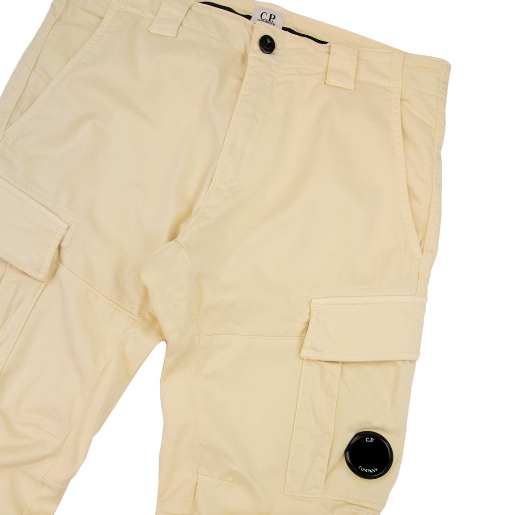 Cp Company Stretch Satin Gargo Pants Beige 402