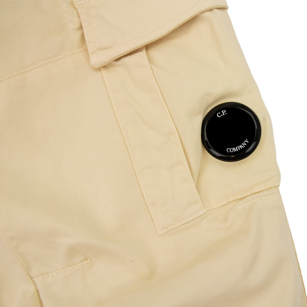 Cp Company Stretch Satin Gargo Pants Beige 402