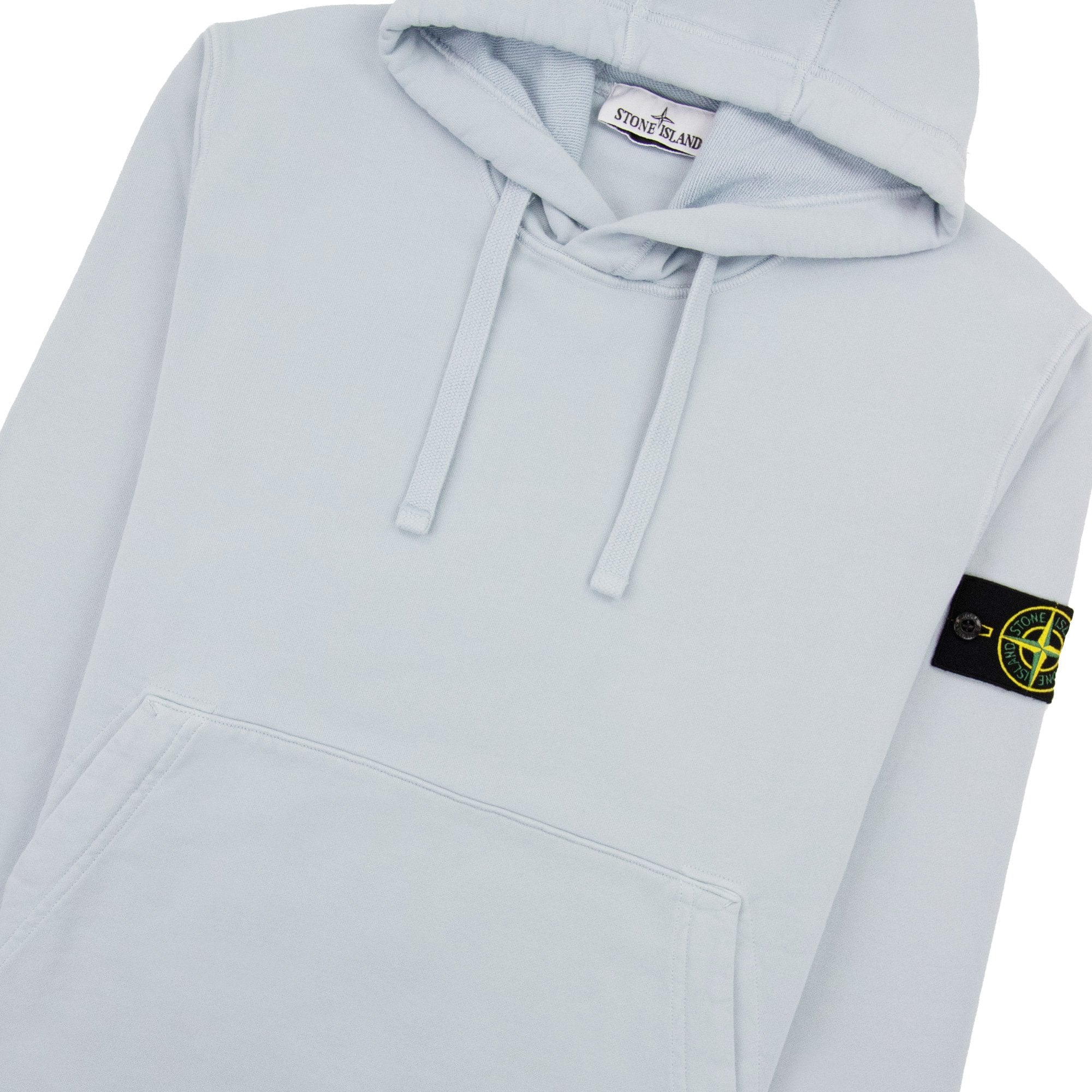 Stone Island 64151 Hooded Sweatshirt Sky Blue V0041