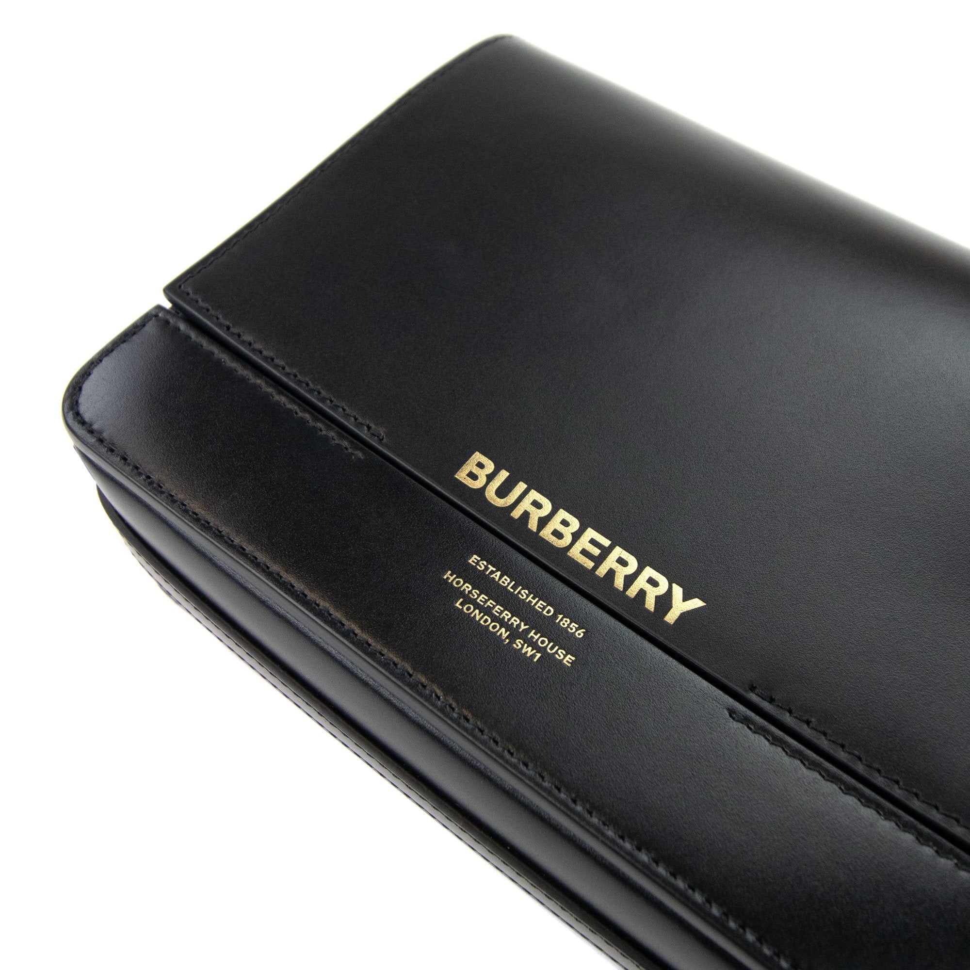 Burberry Woman Grace Small Leather Bag Black
