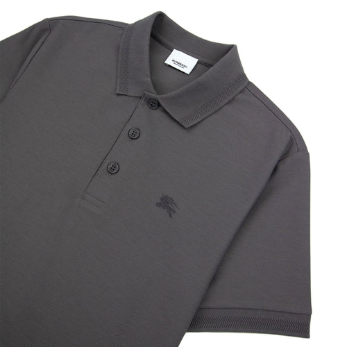 Burberry Manzoni Classic Logo Short Sleeve Polo Seal Grey