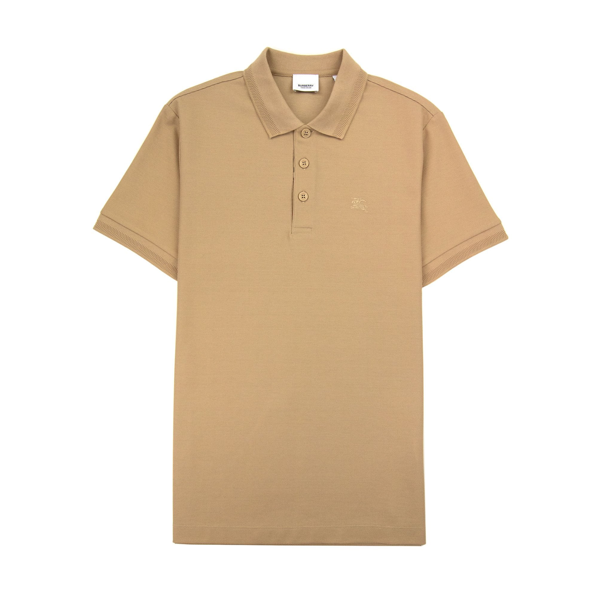 Burberry Manzoni Classic Logo Short Sleeve Polo Soft Fawn