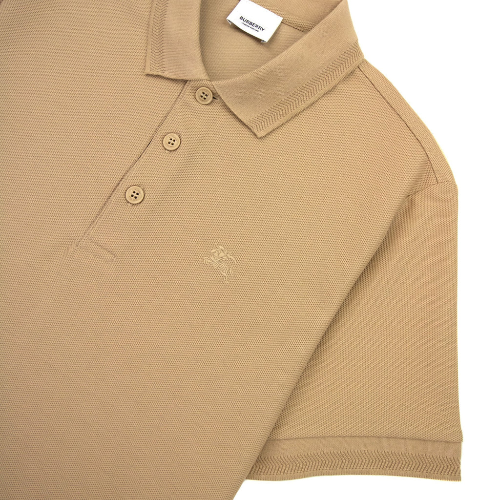 Burberry Manzoni Classic Logo Short Sleeve Polo Soft Fawn