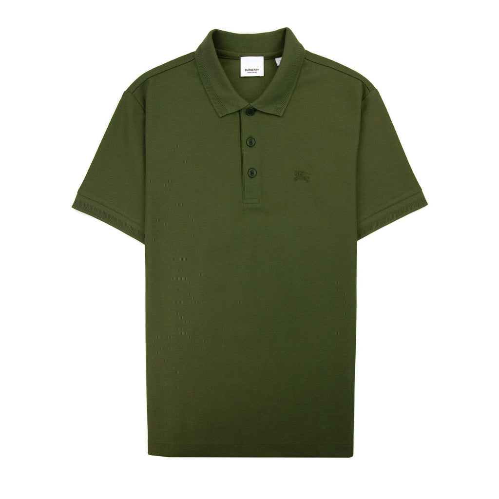Burberry Manzoni Classic Logo Short Sleeve Polo Olive