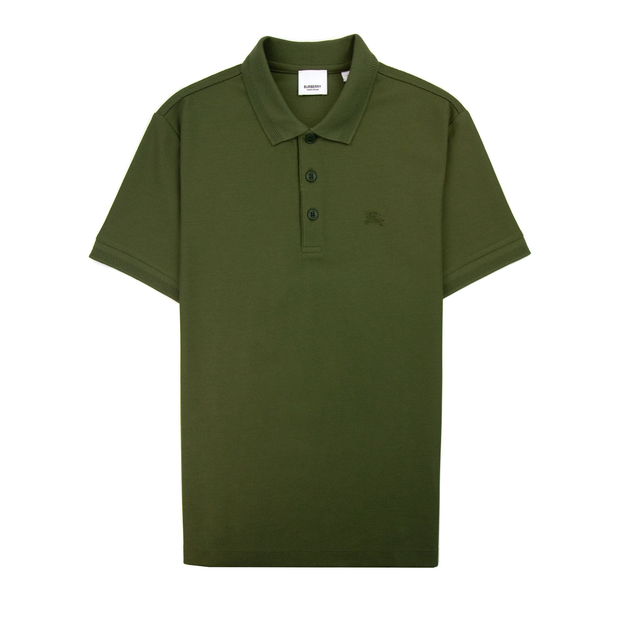 Burberry Manzoni Classic Logo Short Sleeve Polo Olive