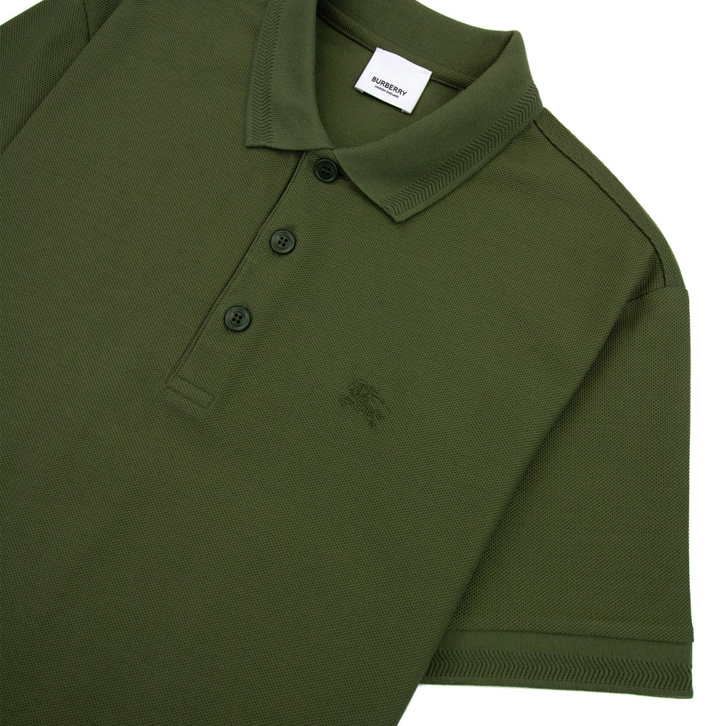 Burberry Manzoni Classic Logo Short Sleeve Polo Olive