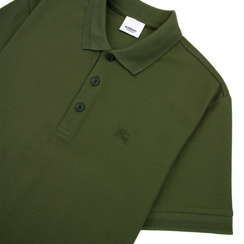 Burberry Manzoni Classic Logo Short Sleeve Polo Olive
