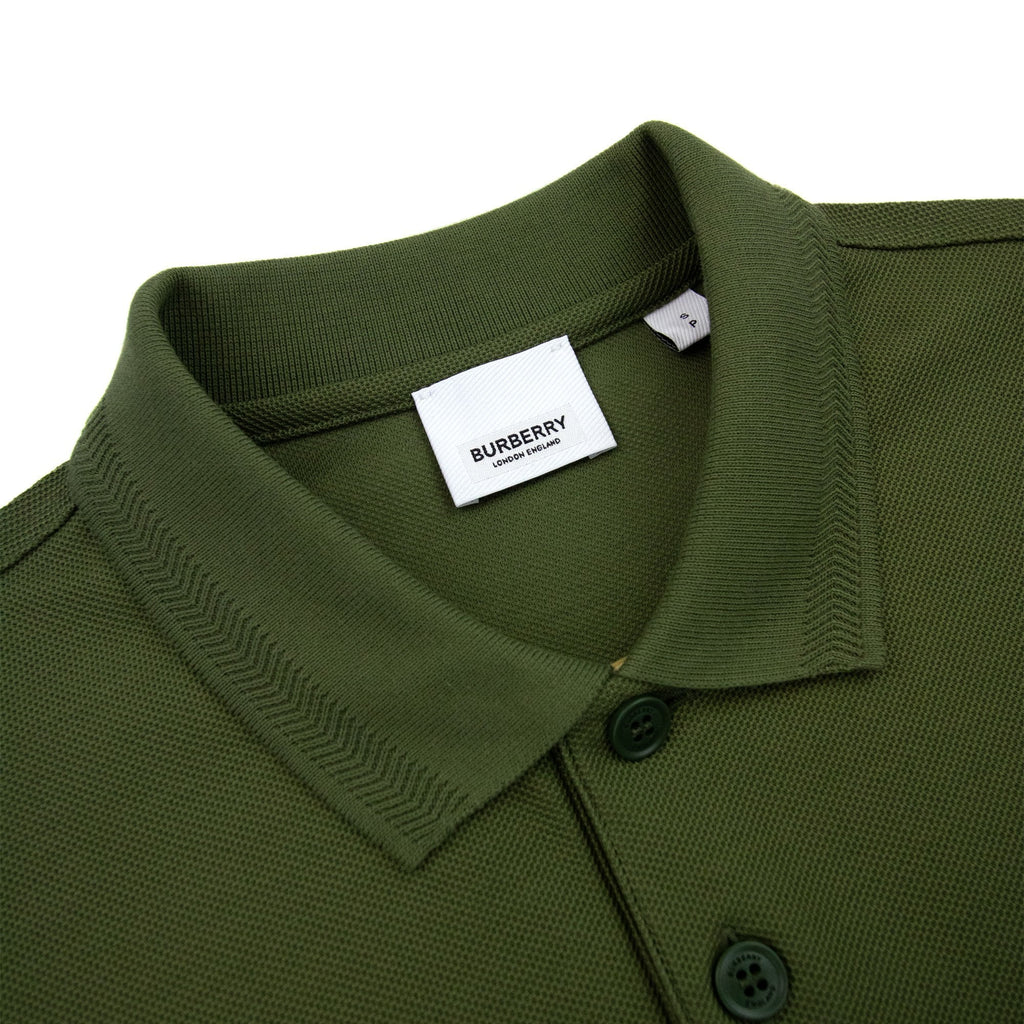 Burberry Manzoni Classic Logo Short Sleeve Polo Olive