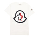 Moncler Junior Logo Motive T Shirt White 034