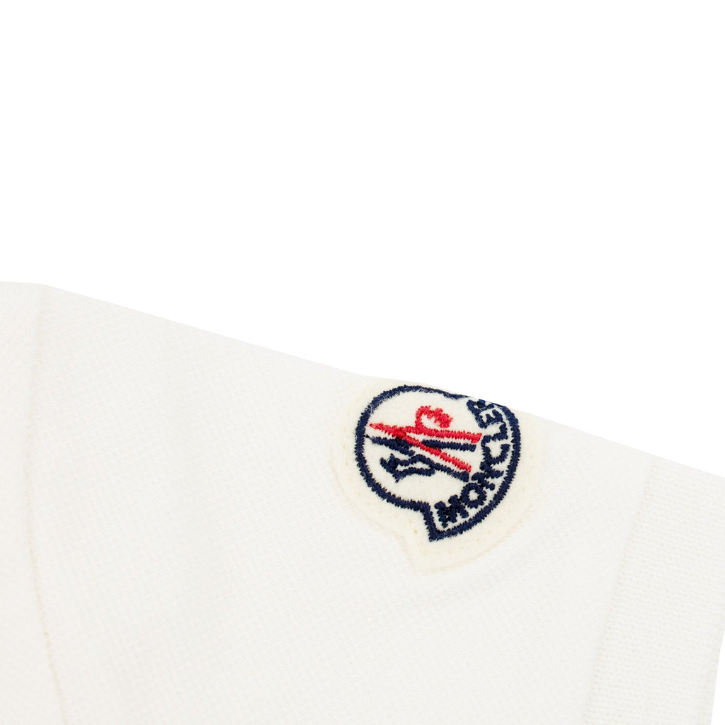 Moncler Junior Polo Shirt Dress White 034