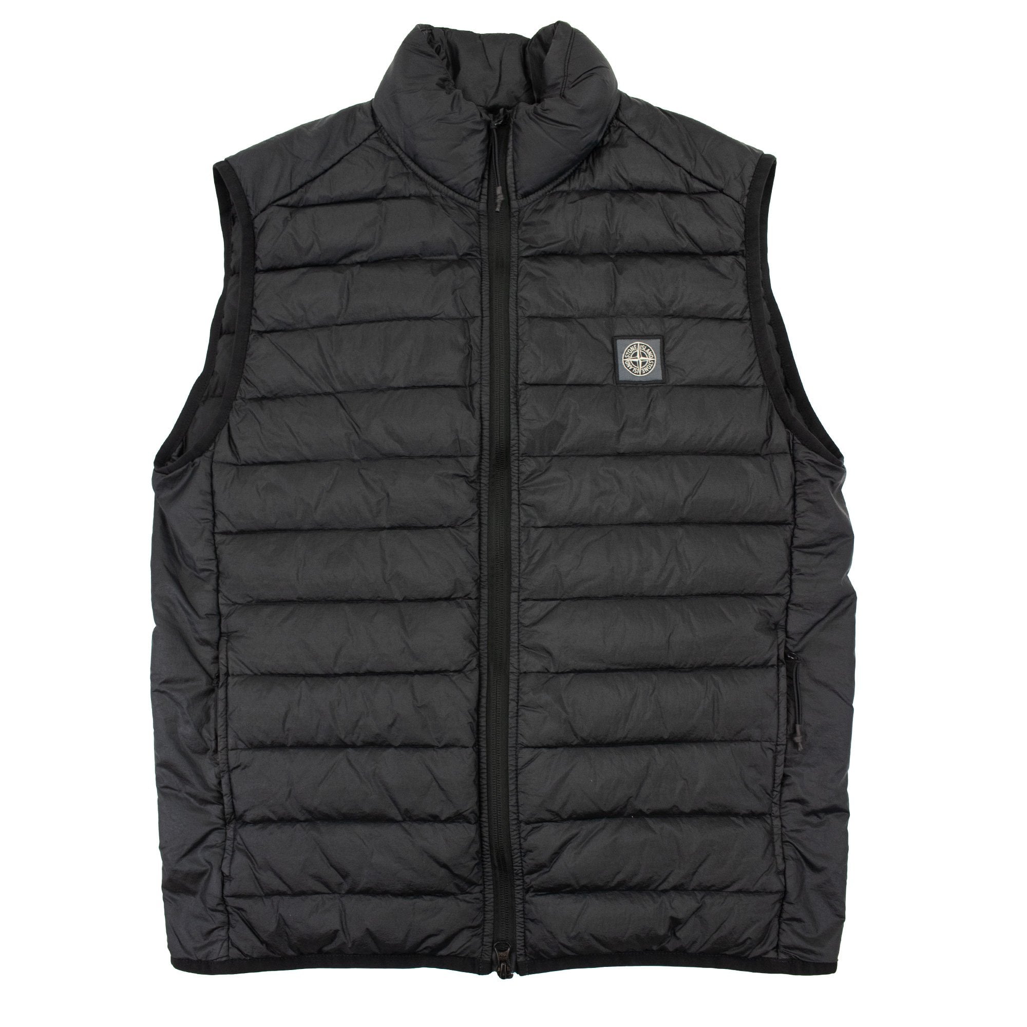 Stone Island G0524 Loom Woven Chambers R Nylon Down Tc Gilet Black V0029