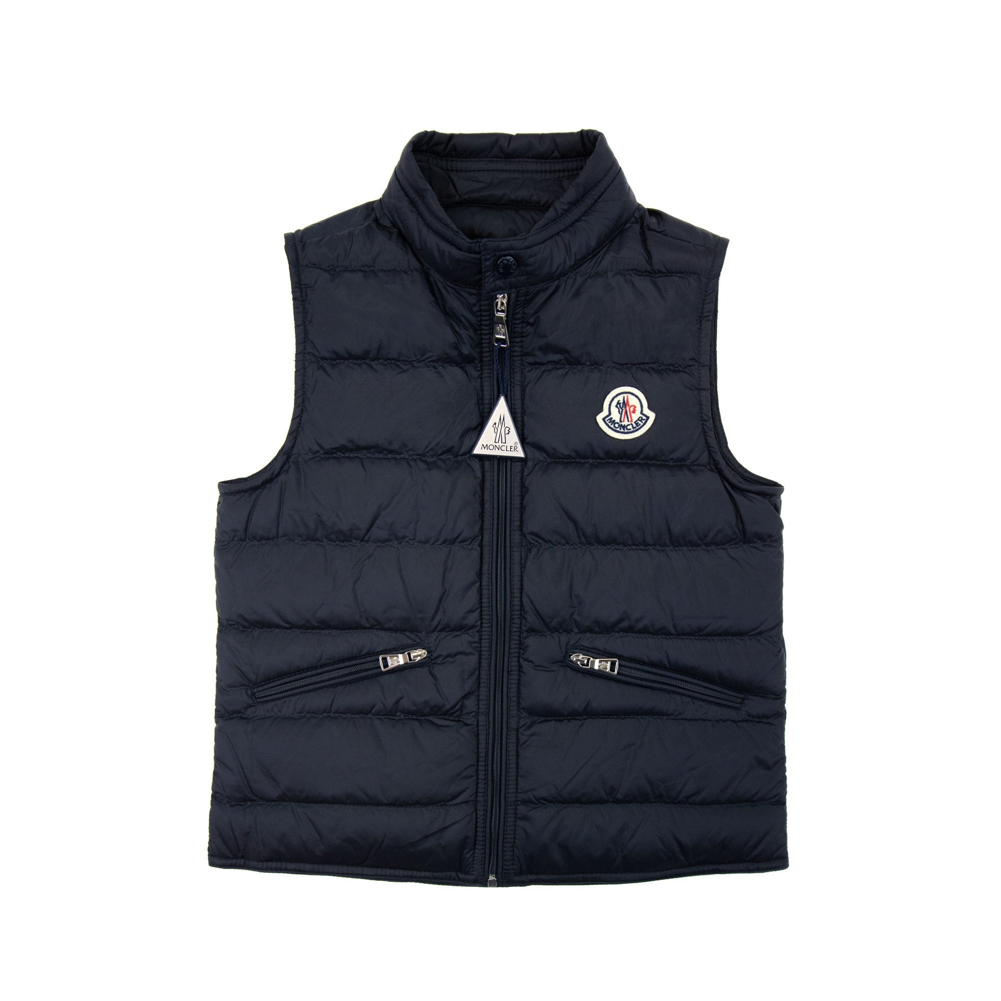Moncler Junior Gui Down Gilet Navy 778