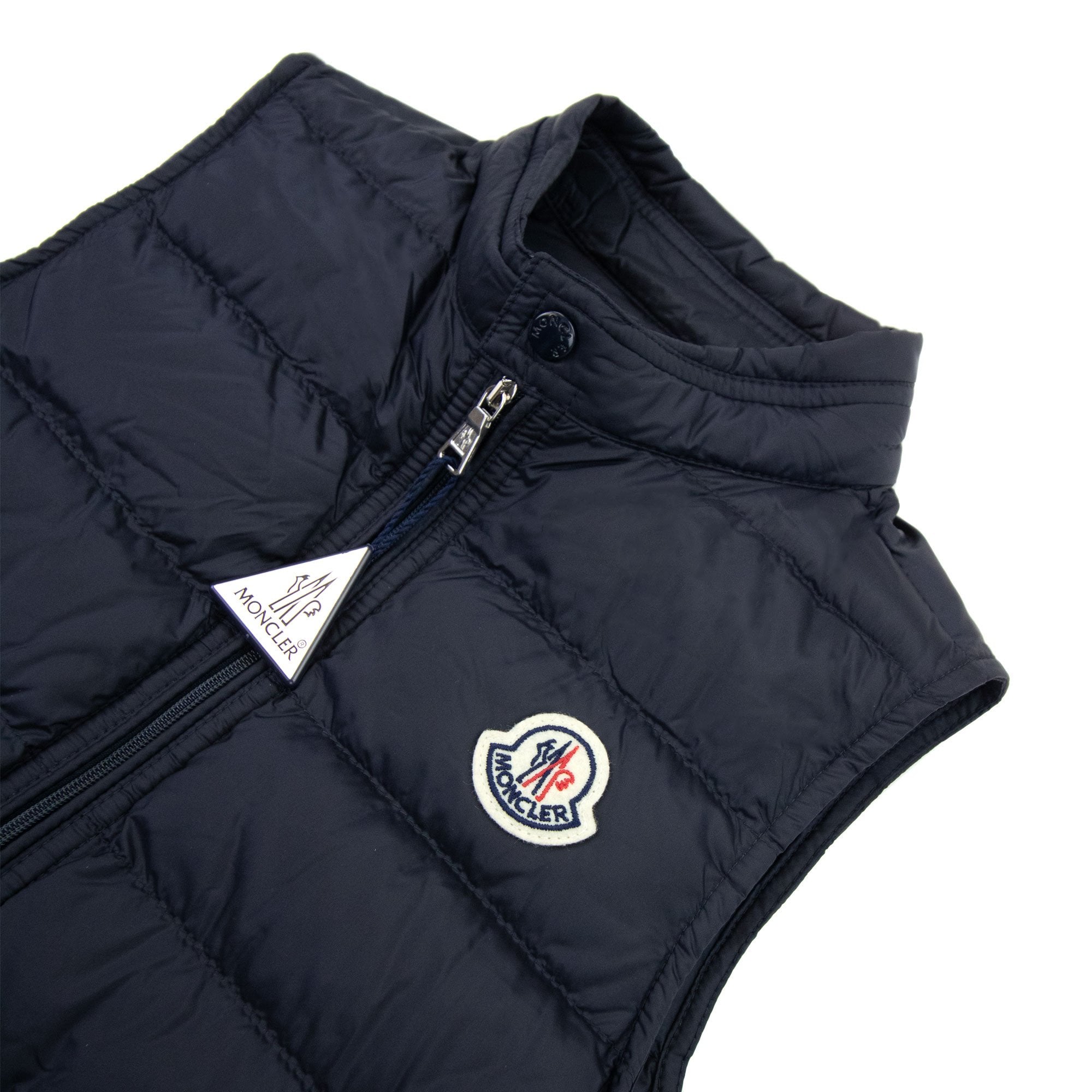 Moncler Junior Gui Down Gilet Navy 778
