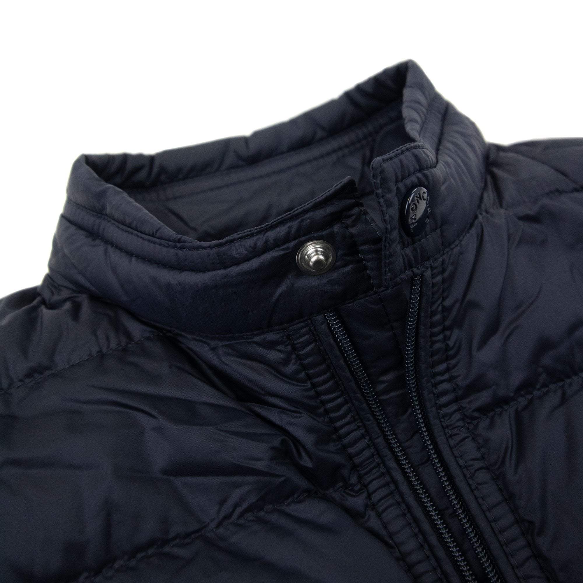 Moncler Junior Gui Down Gilet Navy 778
