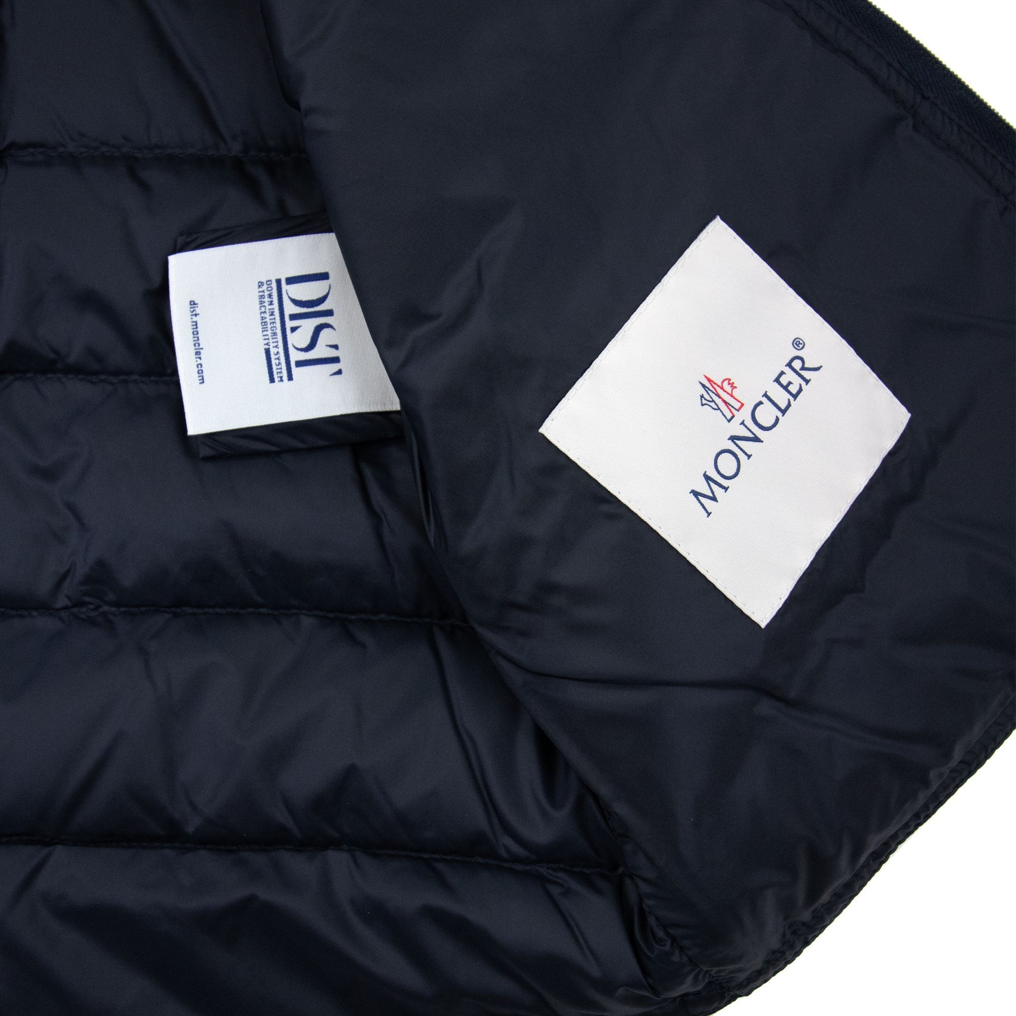 Moncler Junior Gui Down Gilet Navy 778
