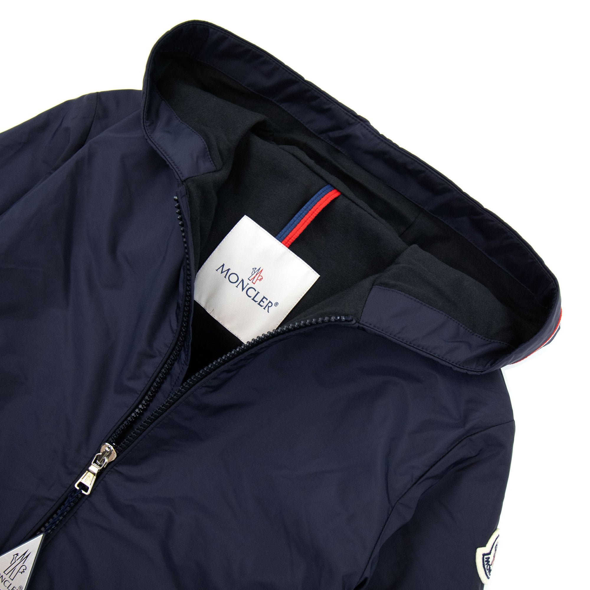 Moncler Junior Granduc Hooded Jacket Navy 742