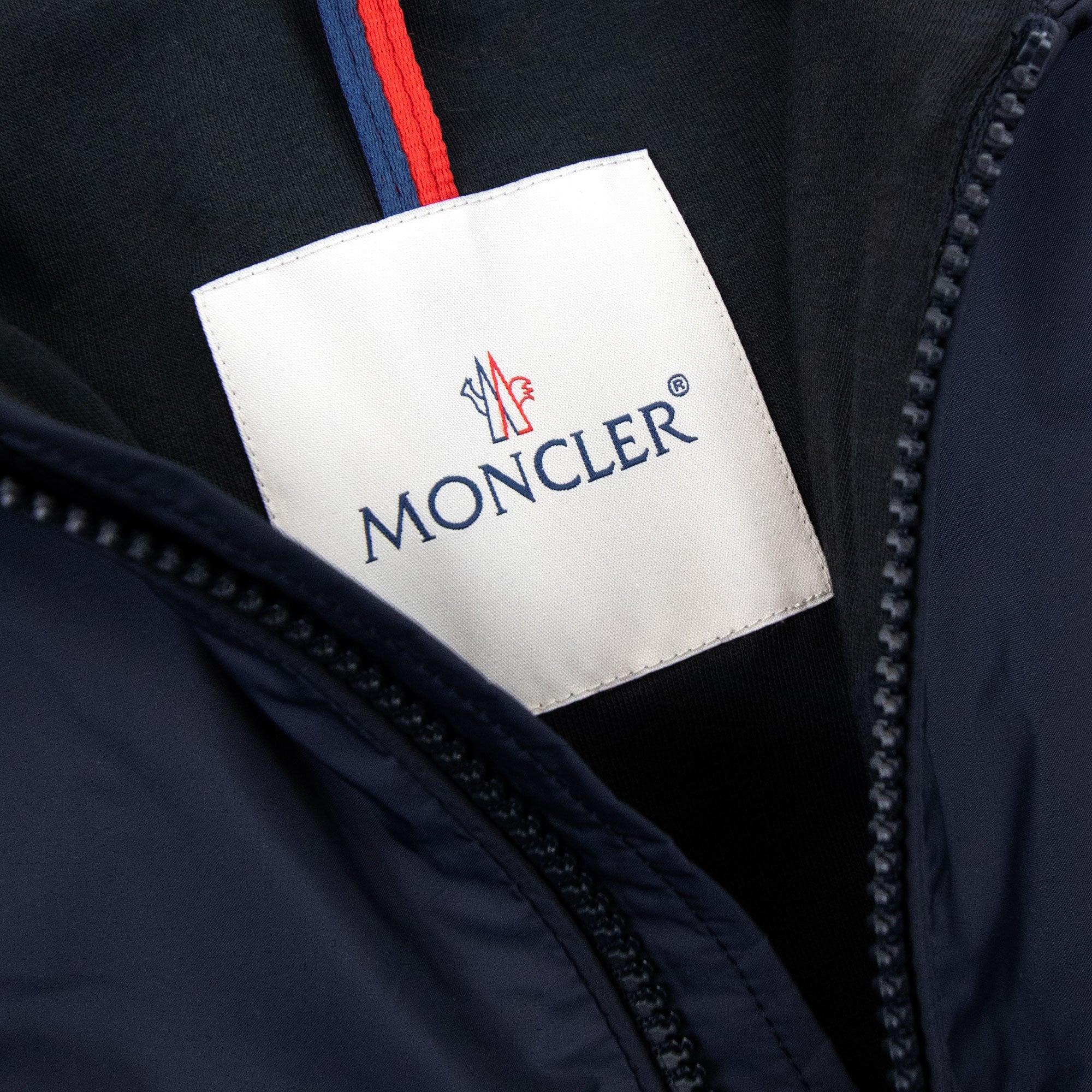 Moncler Junior Granduc Hooded Jacket Navy 742