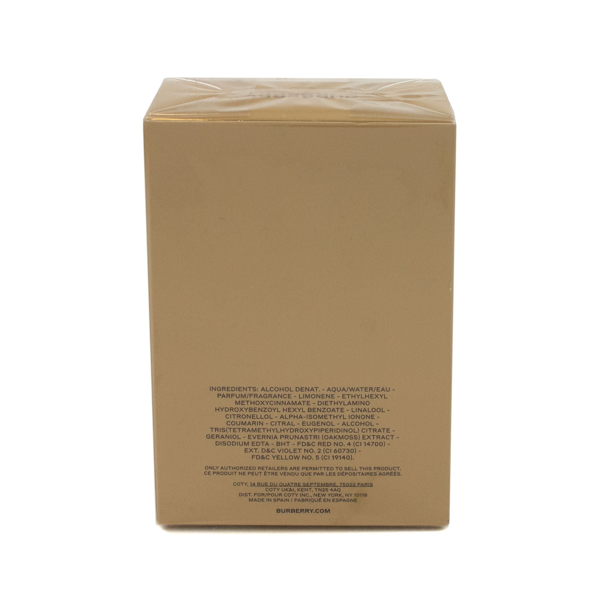 Burberry Hero Eau De Toilette Natural Spray Vaporisateur Gold