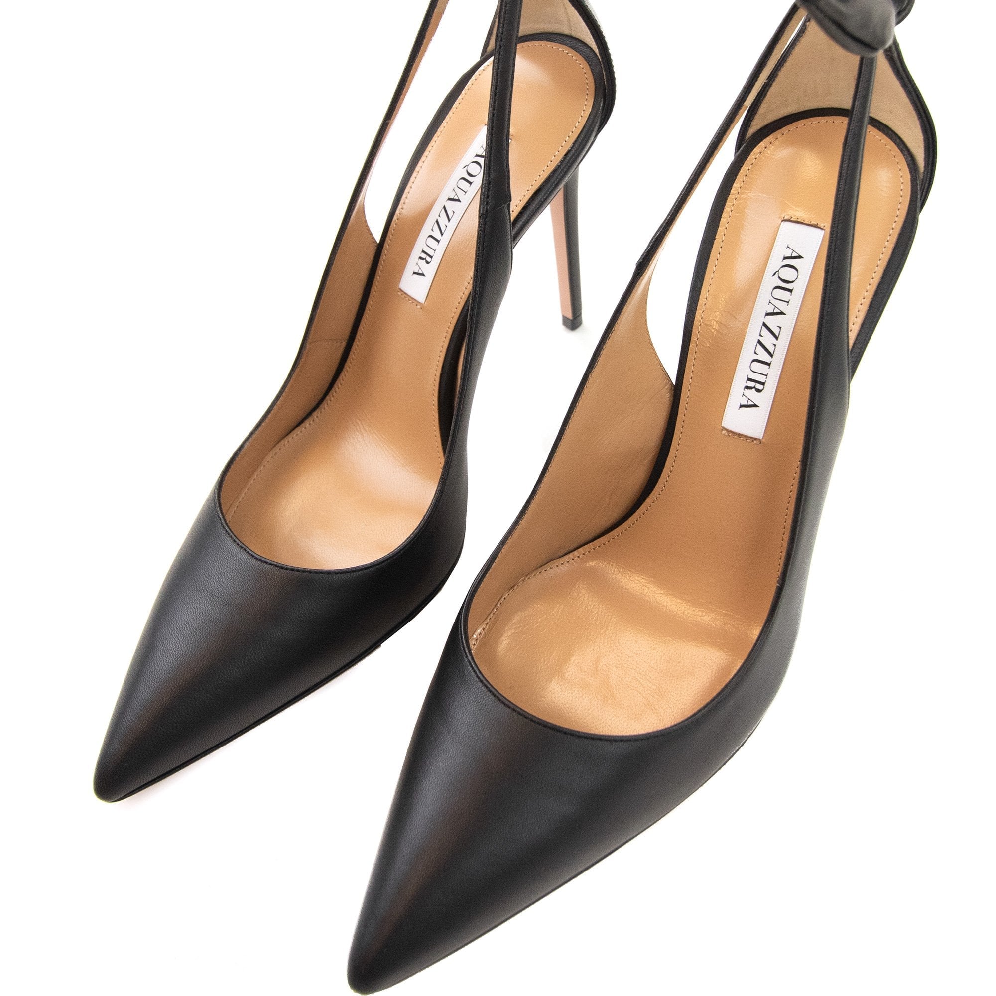 Aquazzura Bow Tie Pump Nappa 105 Black