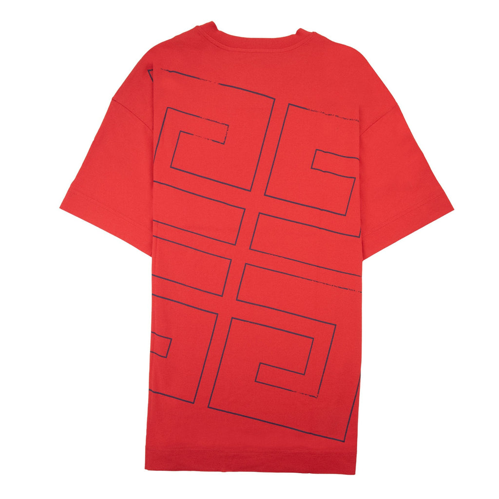 Givenchy 4g Stars Logo T Shirt Red 600