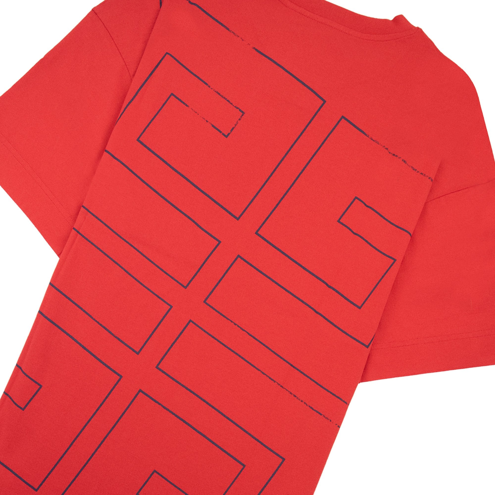 Givenchy 4g Stars Logo T Shirt Red 600