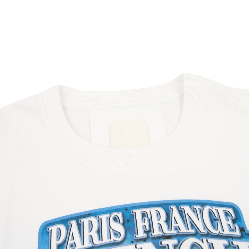 Givenchy World Tour Boxy Fit T Shirt White 100