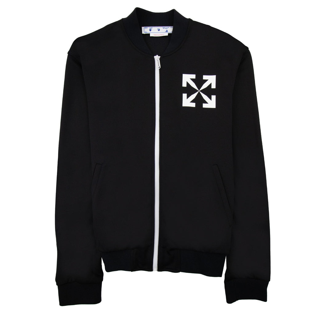 Off White Single Arrow Slim Track Top Black/white