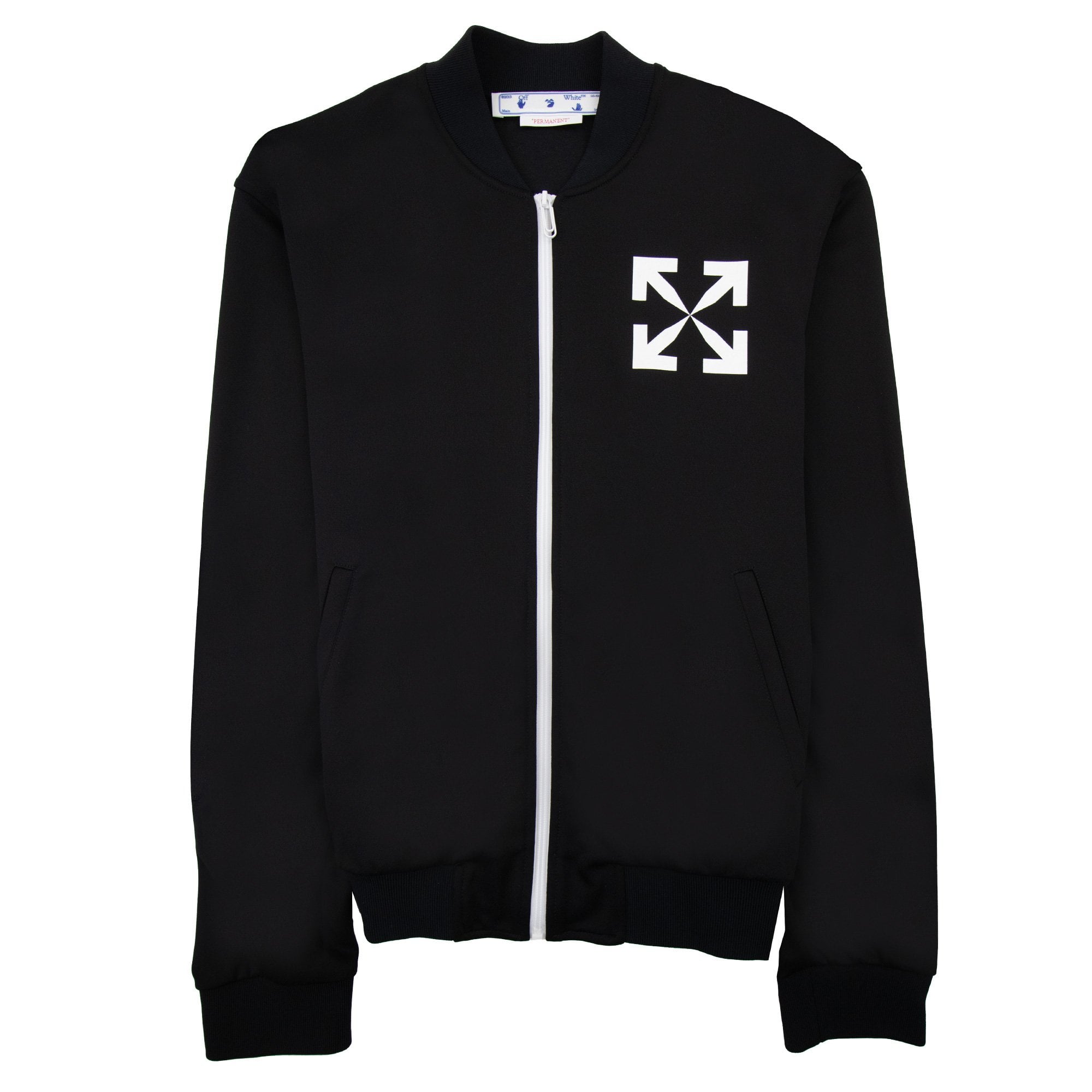 Off White Single Arrow Slim Track Top Black/white