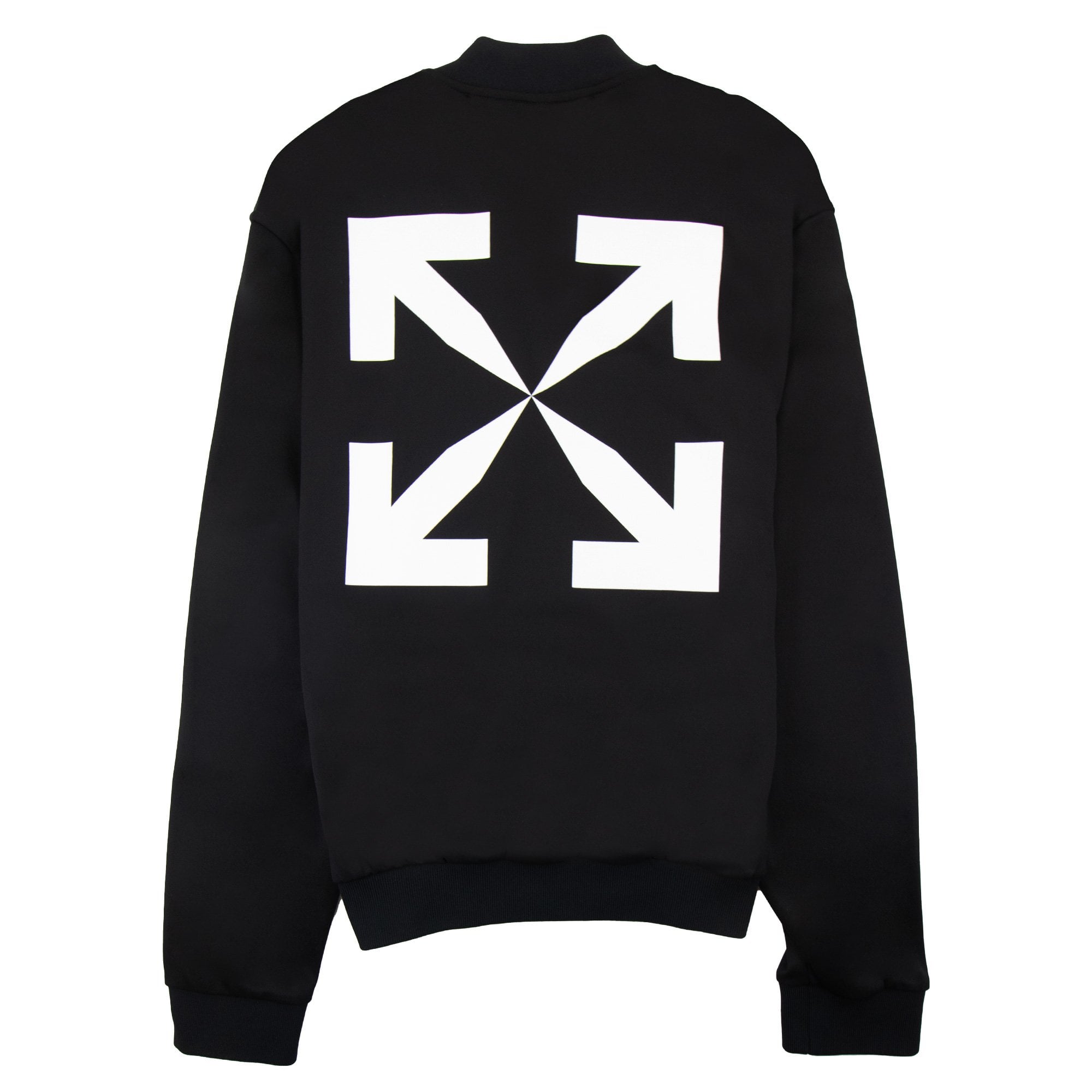 OFF-WHITE™ SINGLE ARROW SLIM TRACK TOP Off-White Off White Single Arrow Slim Track Top Black/white - MEN