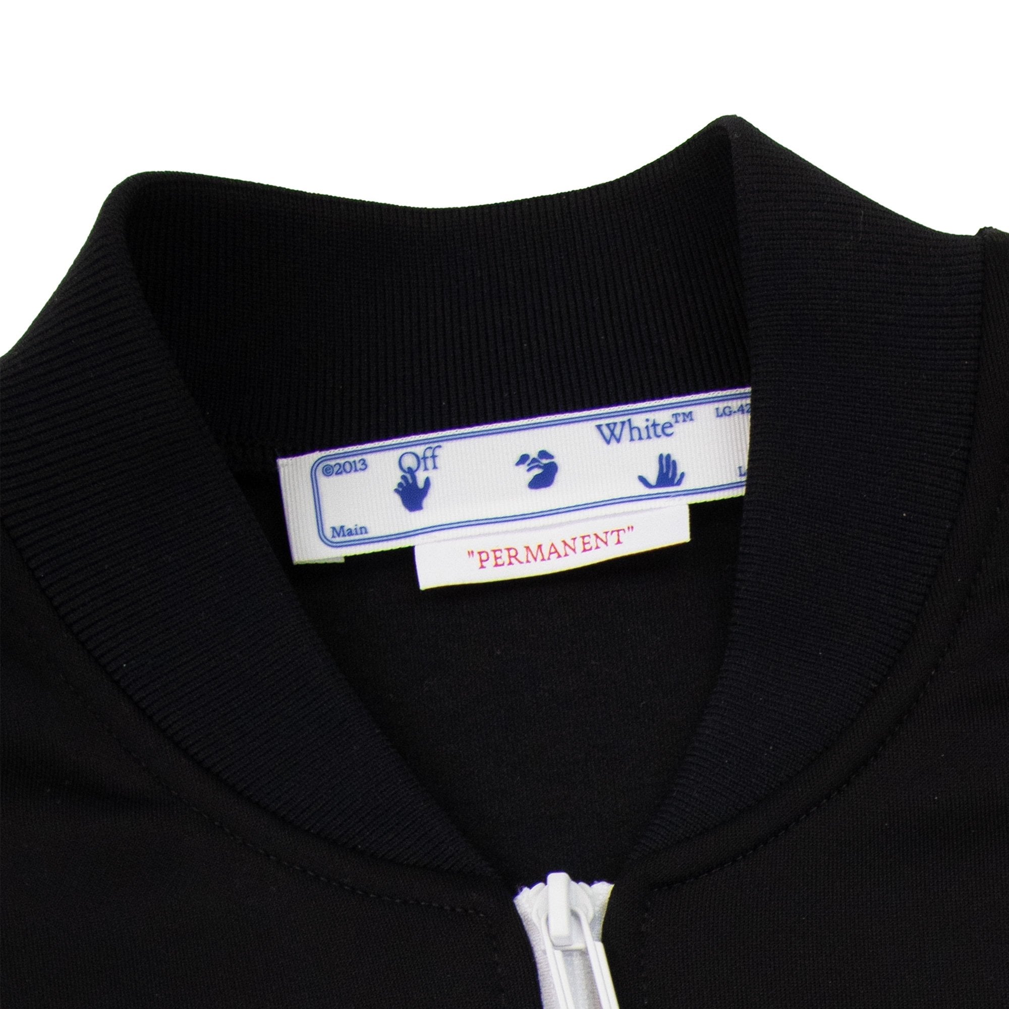 Off White Single Arrow Slim Track Top Black/white