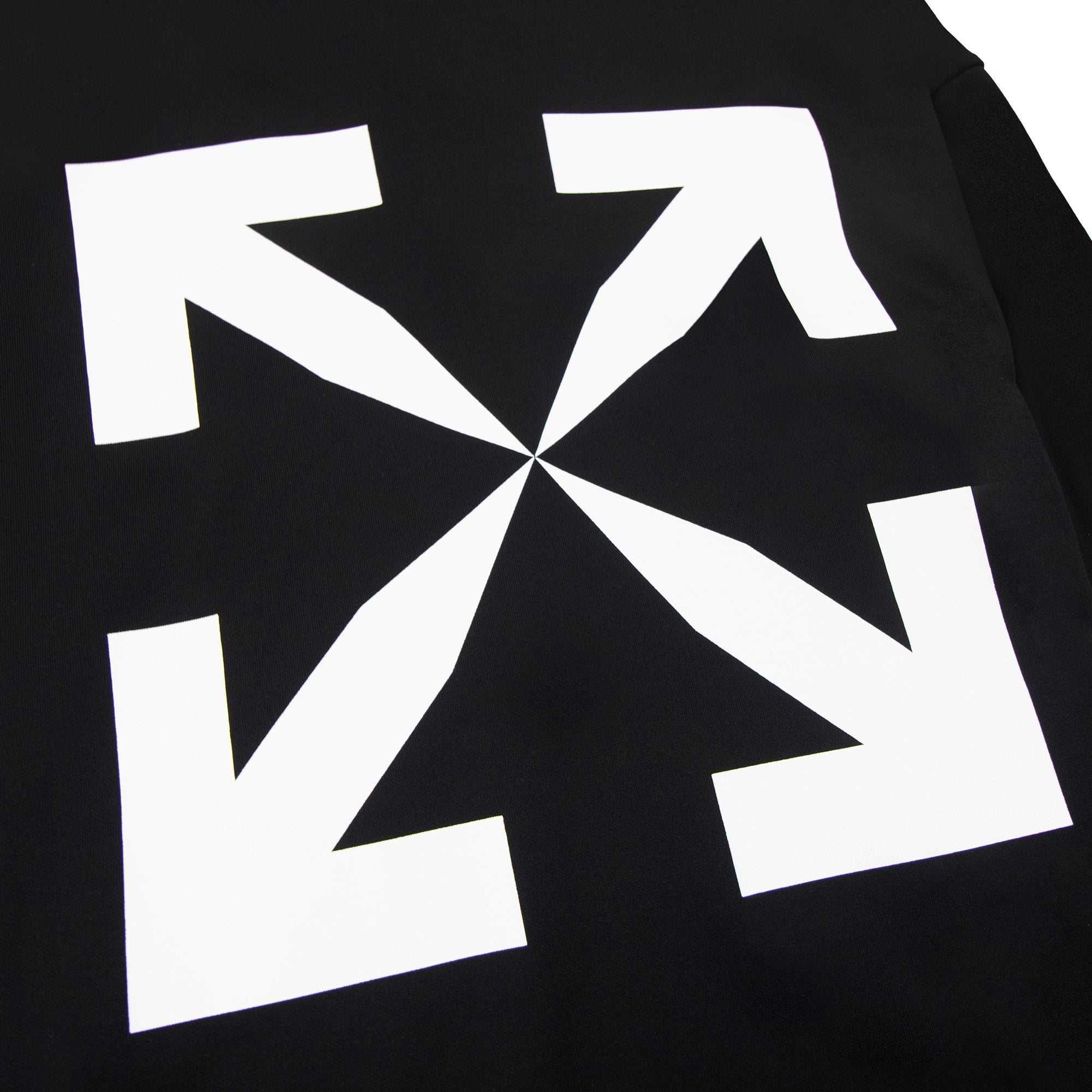 Off-White Off White Single Arrow Slim Track Top Black/white - MEN