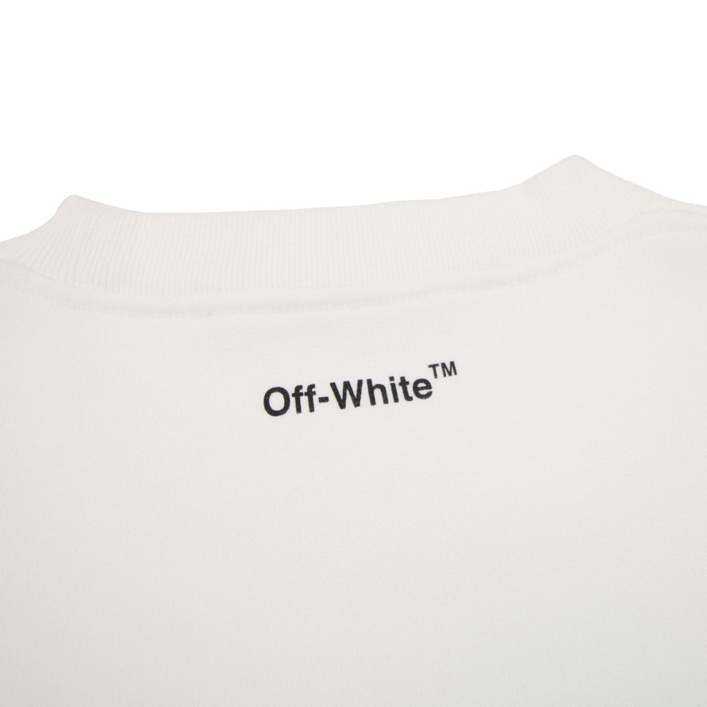 Off White Monalisa Over Crewneck Sweatshirt White/blue
