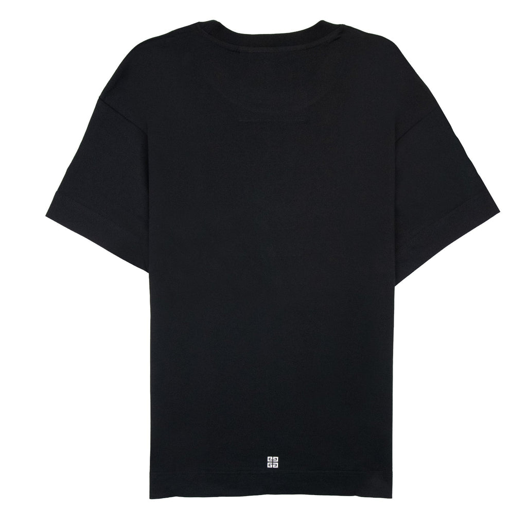 Givenchy Reflective Art Work Boxy Fit T Shirt Black 001