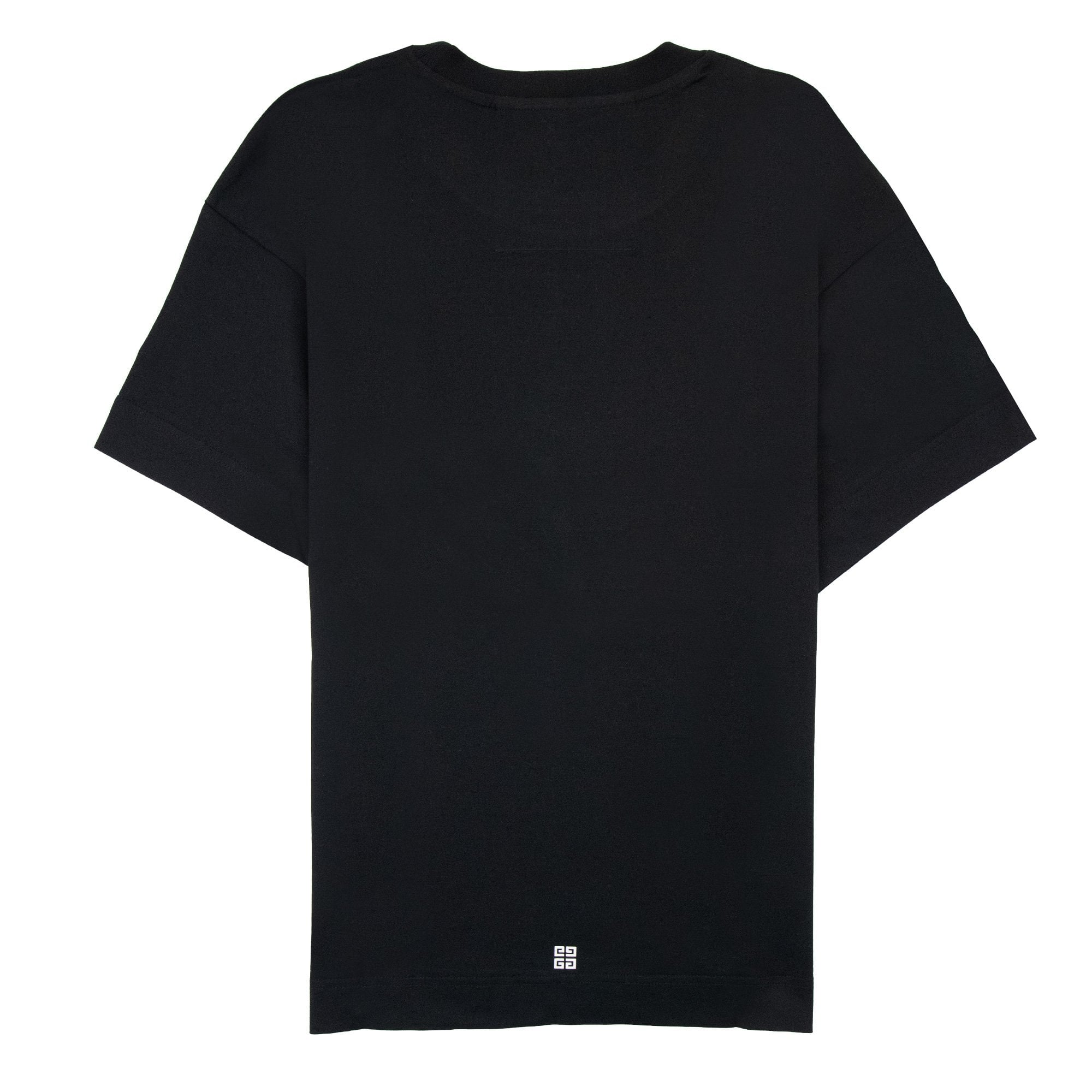 Givenchy Reflective Art Work Boxy Fit T Shirt Black 001