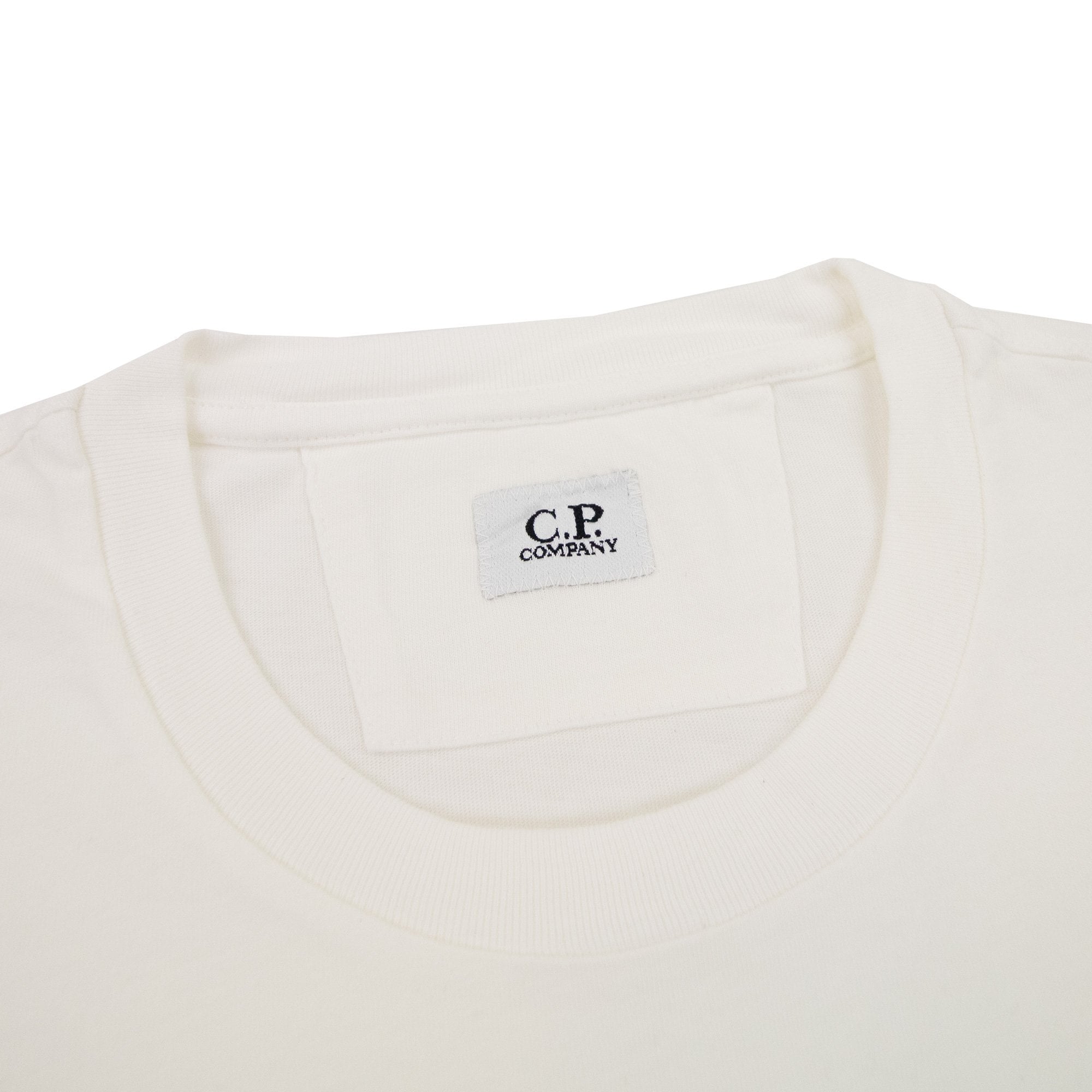 Cp Company 24/1 Jersey Facili-tees T-shirt White 103