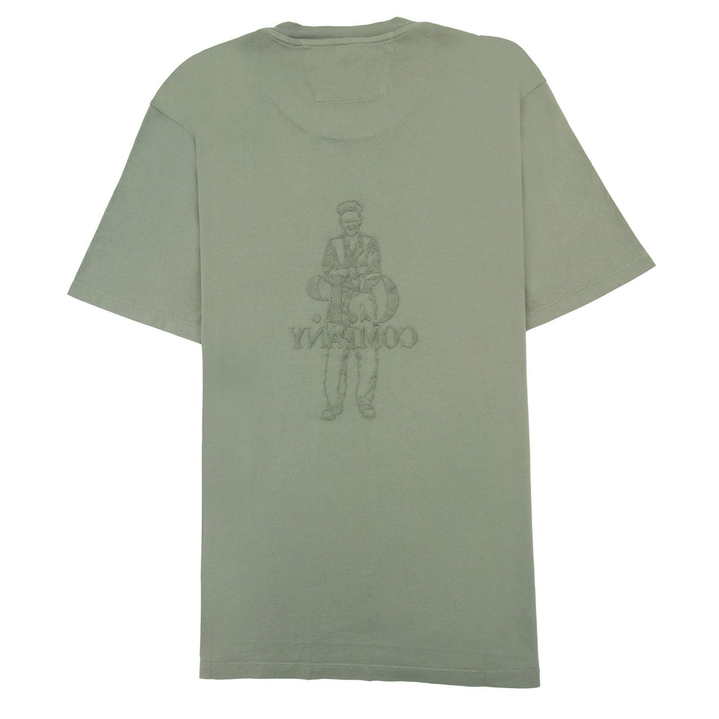 Cp Company 24/1 Jersey Artisanal Card T-shirt Agave Green 627