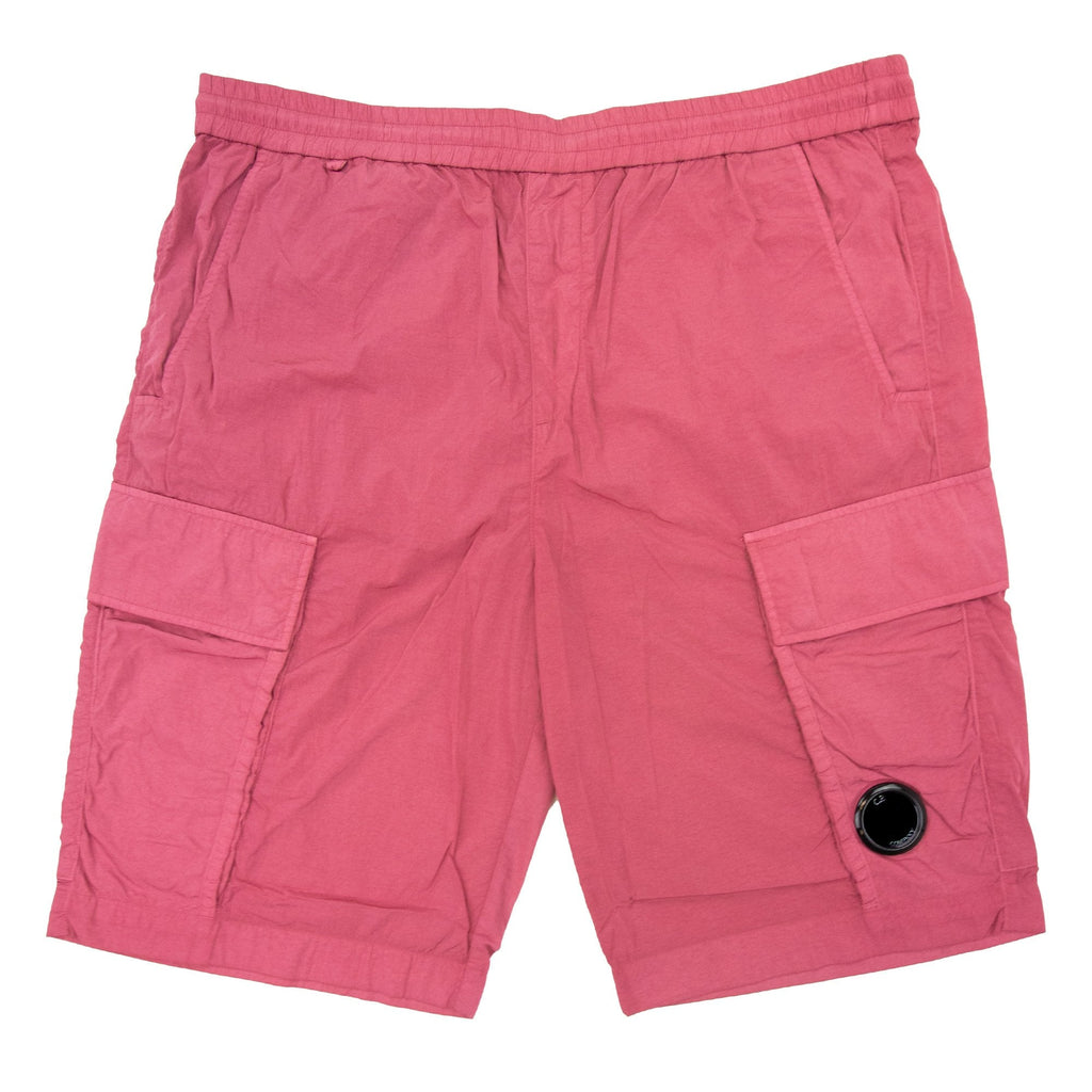 Cp Company Chrome-r Cargo Shorts Red Bud 577