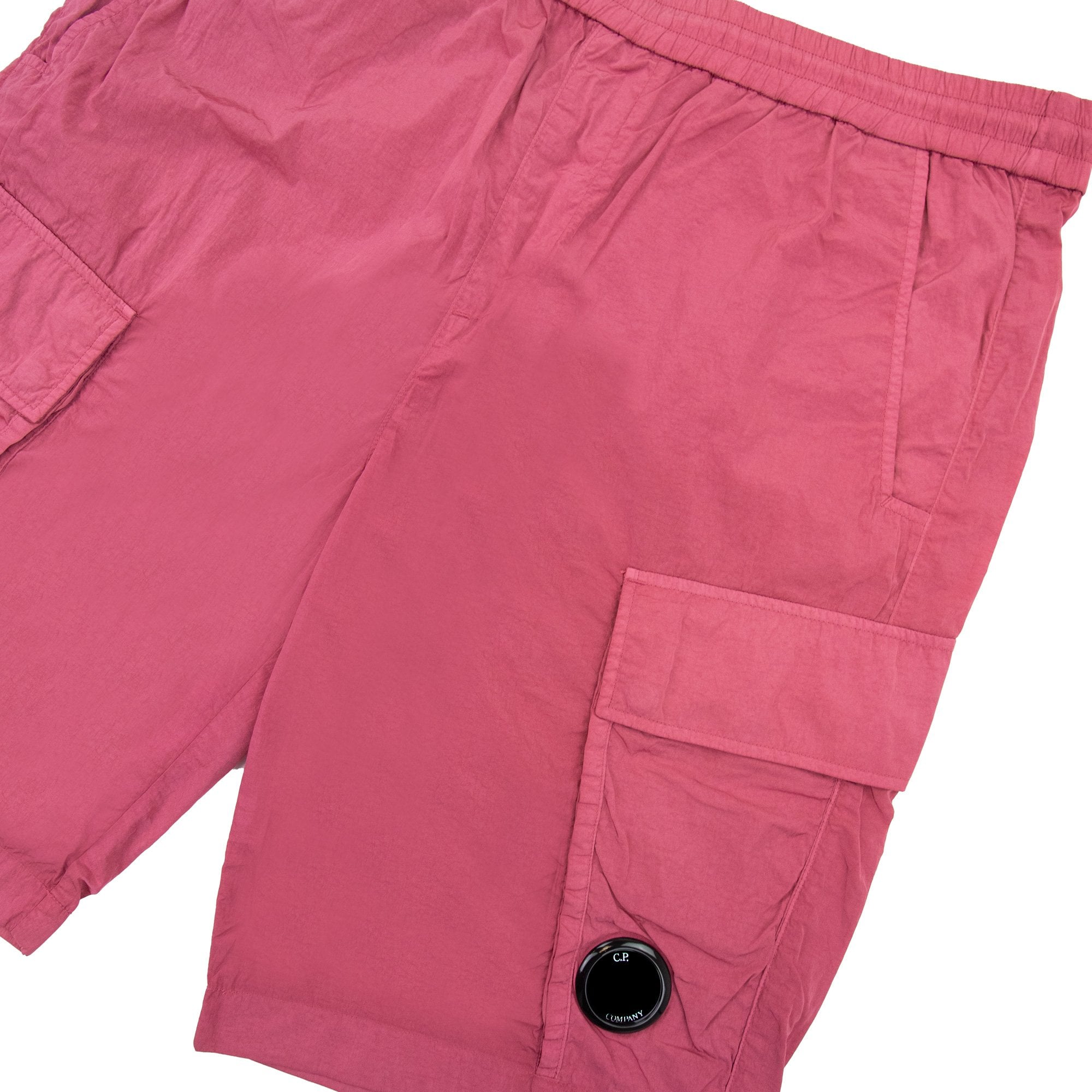 Cp Company Chrome-r Cargo Shorts Red Bud 577