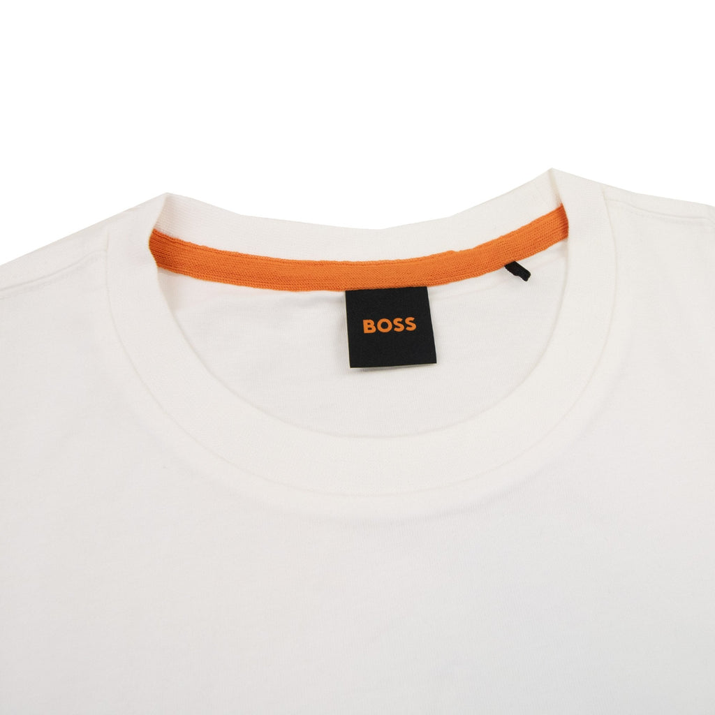Hugo Boss Tee Heavy Boss Seasonal Artwork T Shirt White 101