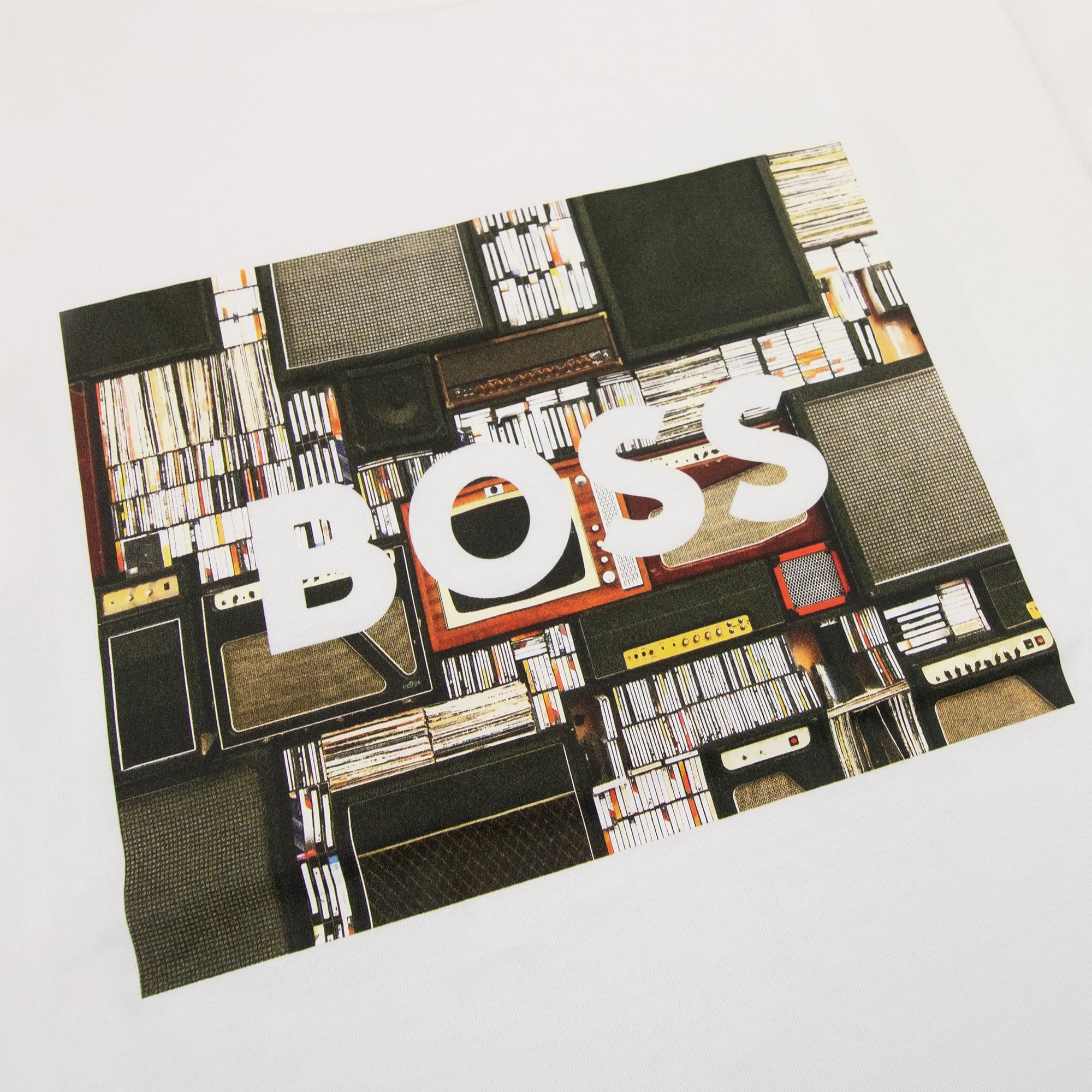 Hugo Boss Tee Heavy Boss Seasonal Artwork T Shirt White 101