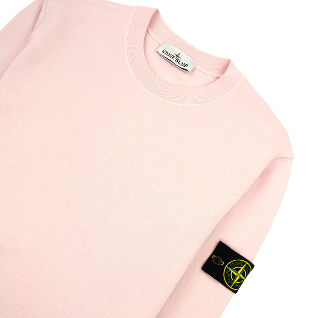 Stone Island 63051 Crewneck Sweatshirt Pink V0080