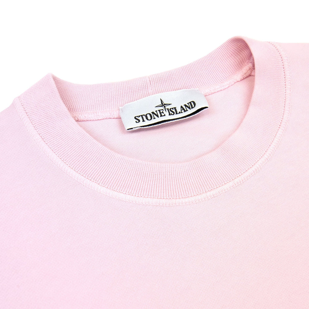 Stone Island 63051 Crewneck Sweatshirt Pink V0080
