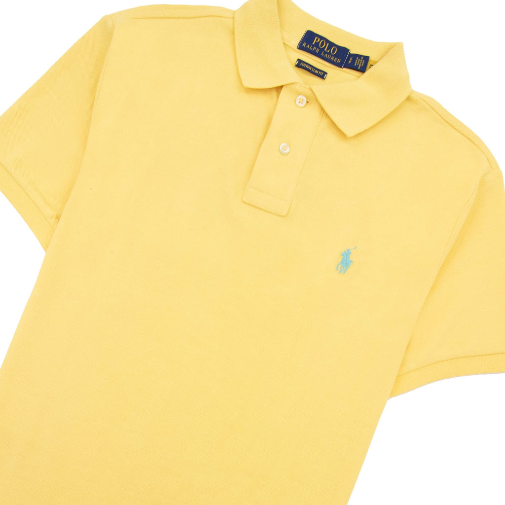 Polo Ralph Lauren Custom Slim Fit Polo Empire Yellow