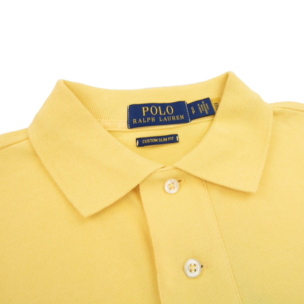 Polo Ralph Lauren Custom Slim Fit Polo Empire Yellow