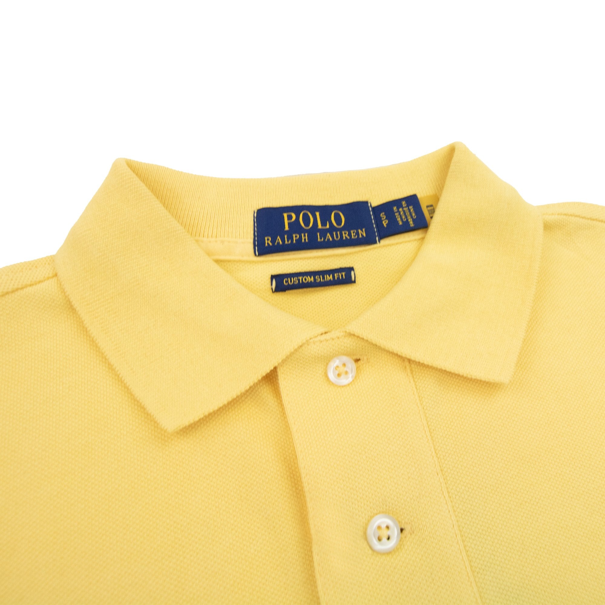 Polo Ralph Lauren Custom Slim Fit Polo Empire Yellow