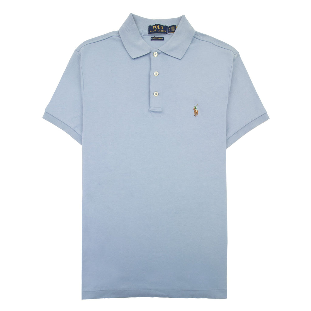 Polo Ralph Lauren Custom Slim Fit Polo Light Blue