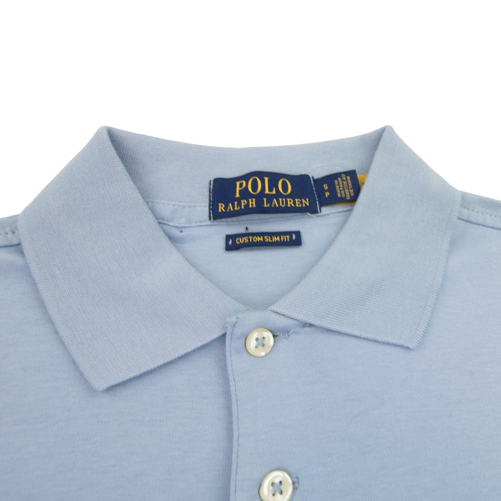 Polo Ralph Lauren Custom Slim Fit Polo Light Blue