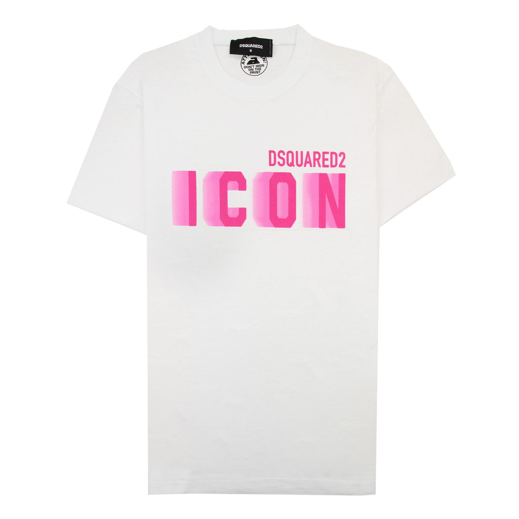 Dsquared2 Icon Blur Cool Fit T Shirt White