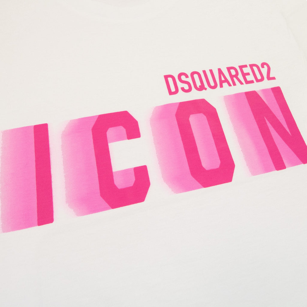 Dsquared2 Icon Blur Cool Fit T Shirt White
