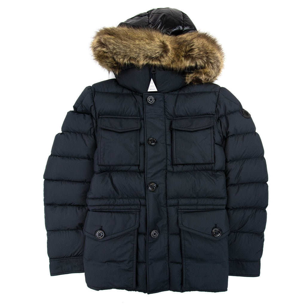Moncler Chevreuse Short Down Jacket Black 999